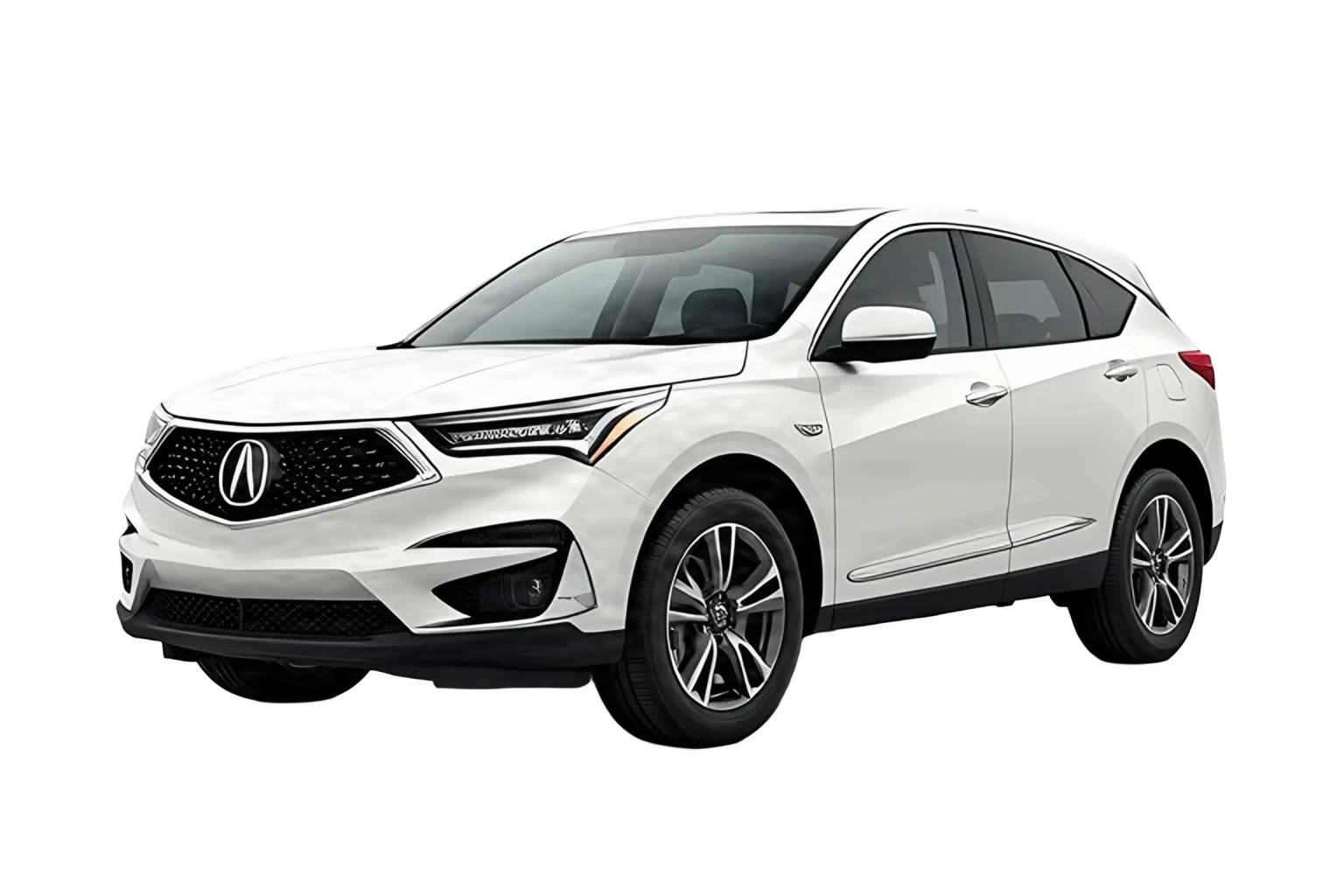 Illustration of a white Acura RDX